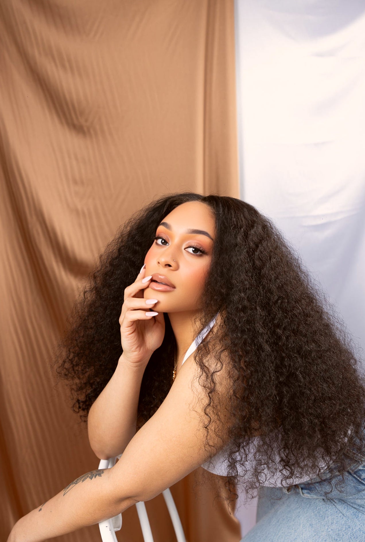 Cambodian Curly Wig - Honey Blonde