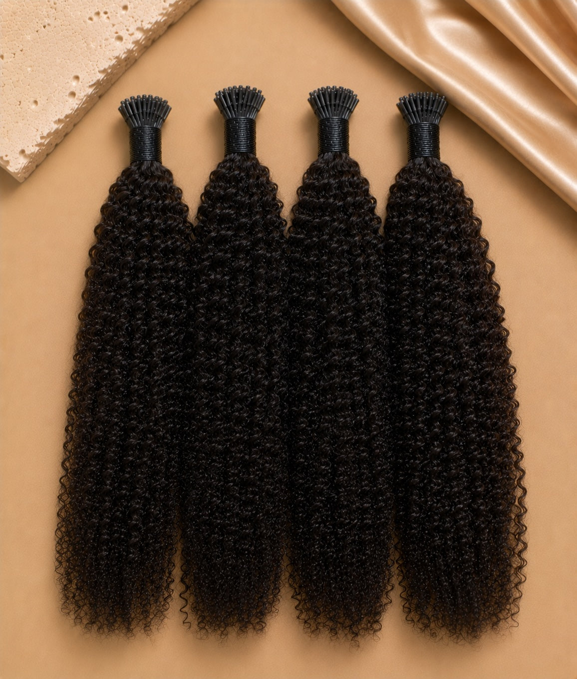 Afro Kinky Curls I-Tip Extensions
