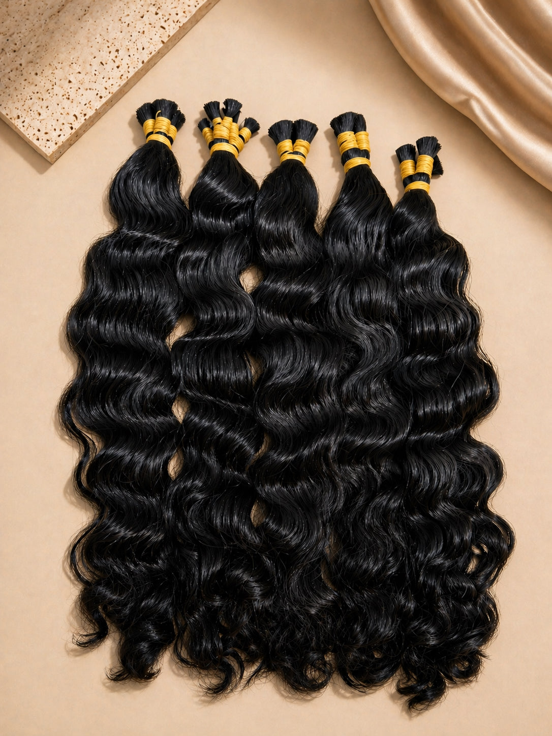 Deep Wavy Bulk Hair